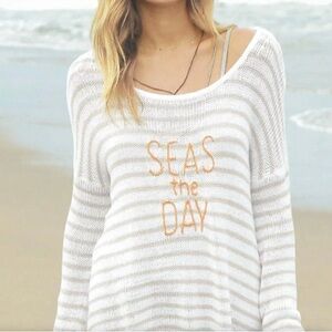 Chic and coastal, Wooden Ships “Seas the Day Sweater M/L